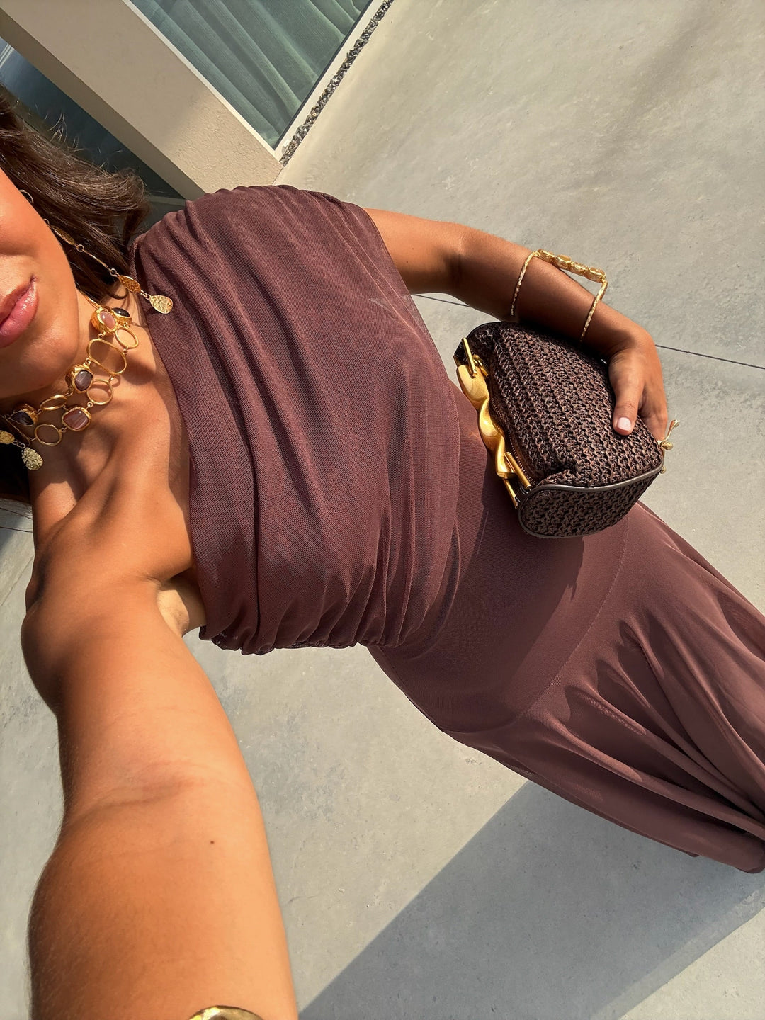 Thérèse | Robe maxi en maille