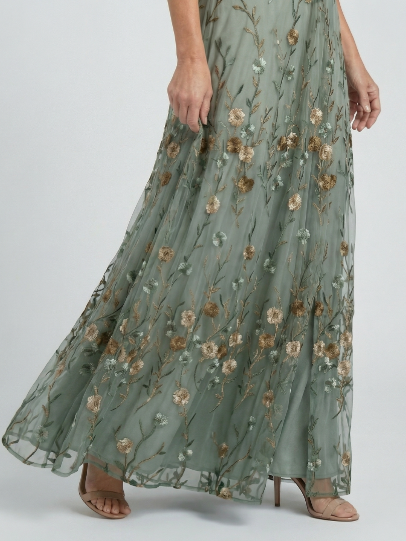 Alix | Robe maxi halter fluide