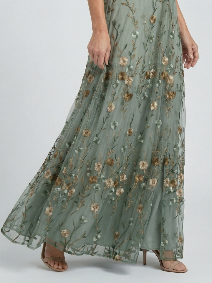 Alix | Robe maxi halter fluide