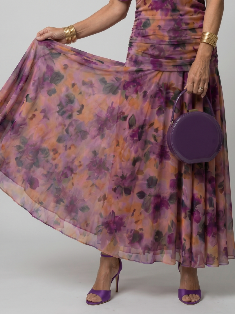 Clémence | Robe midi épaule nue