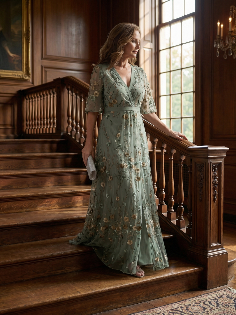 Alix | Robe maxi halter fluide