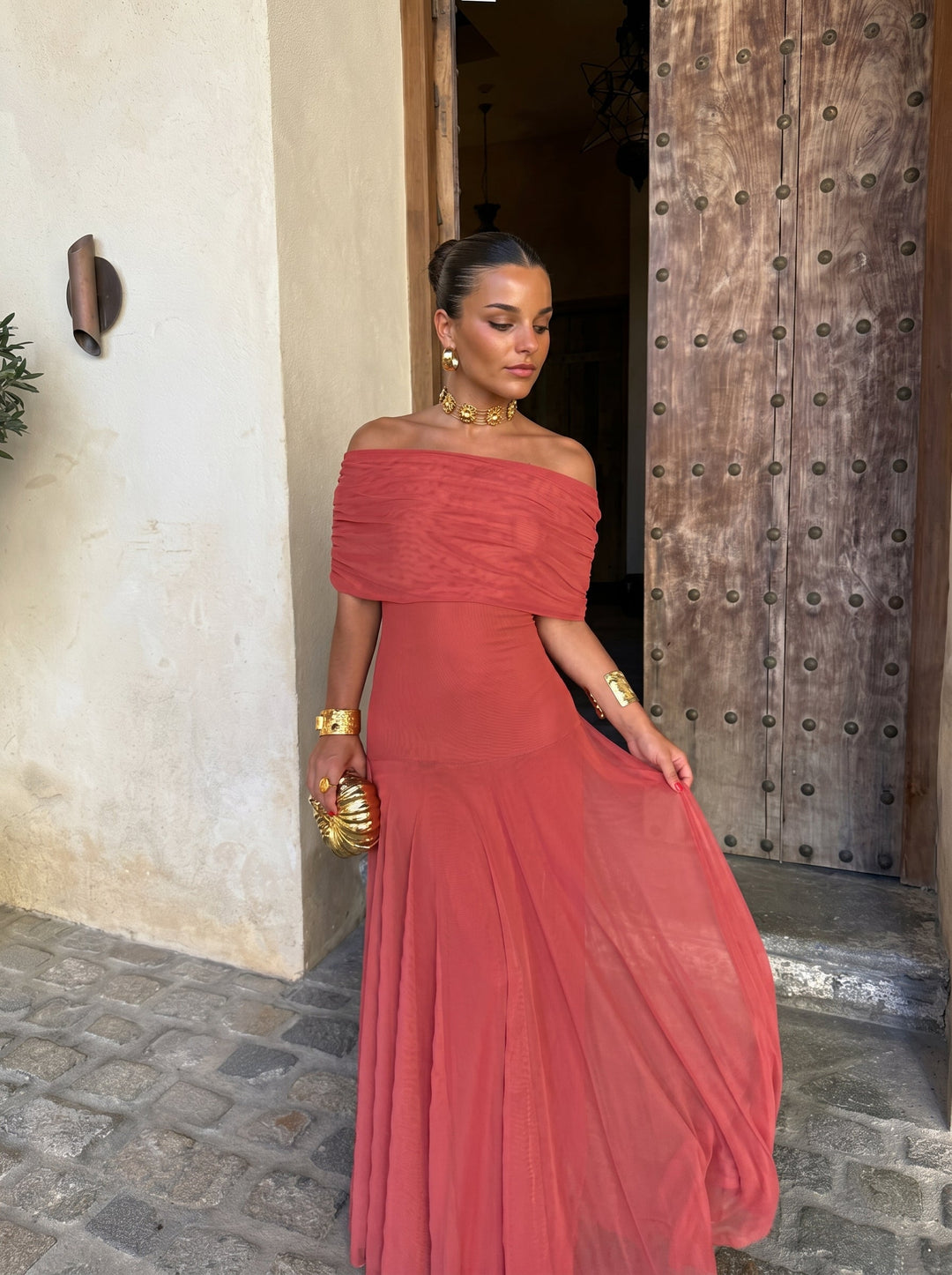 Thérèse | Robe maxi en maille