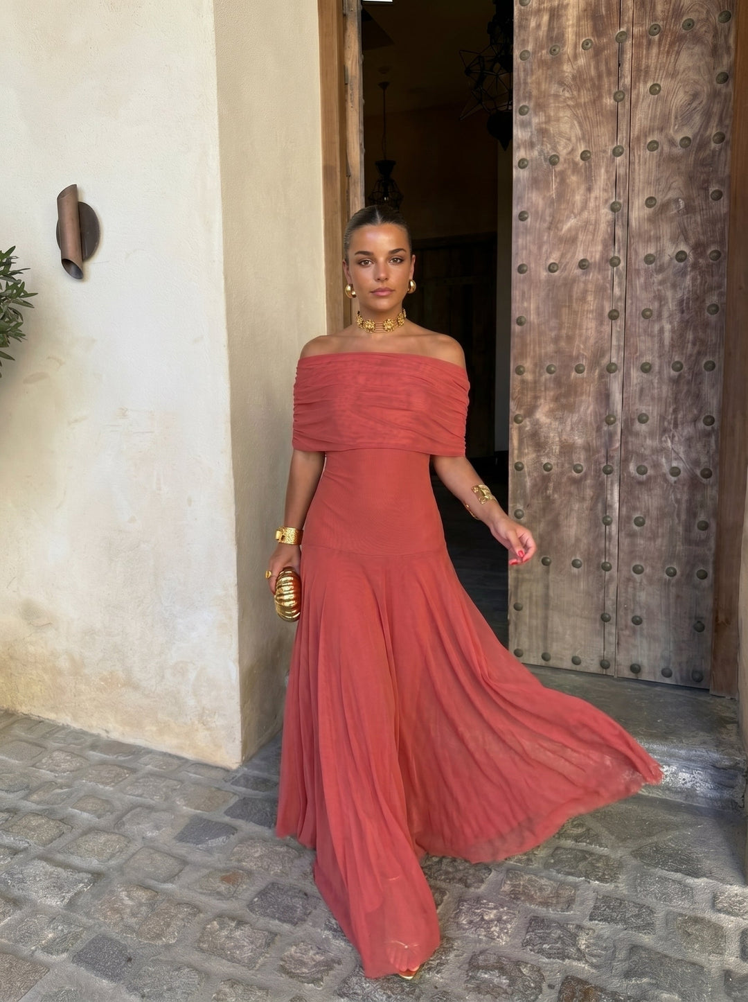 Thérèse | Robe maxi en maille