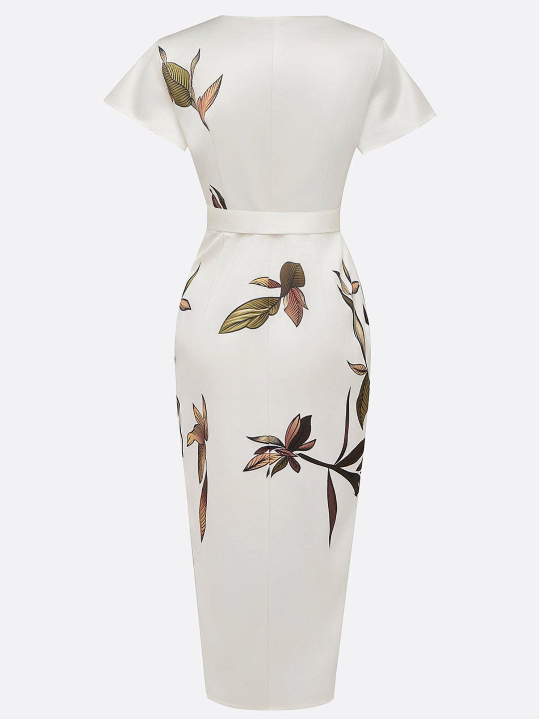 Élodie | Robe portefeuille fleurie élégante