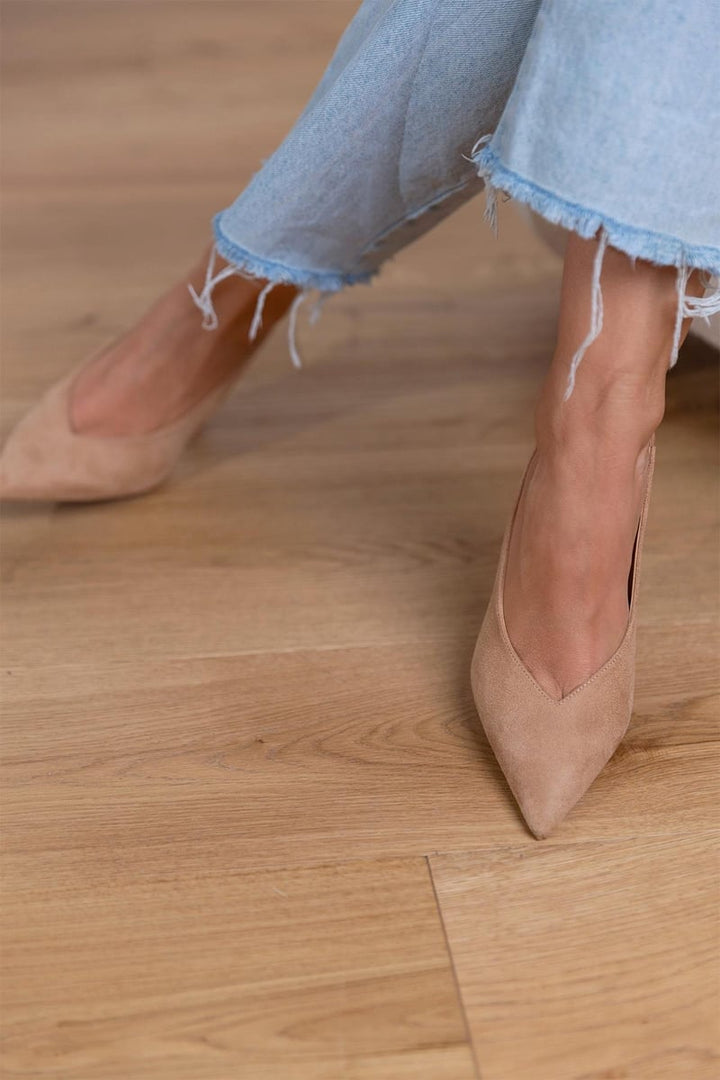Marlena | Escarpins beige confort